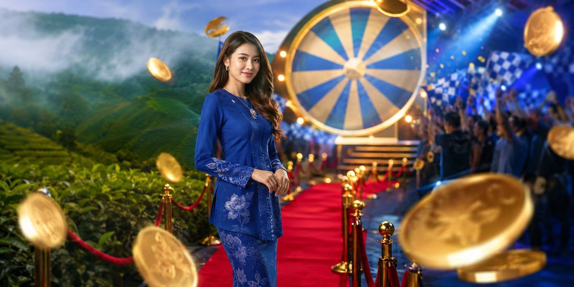 Permainan roulet dengan tema Malaysia di coin88
